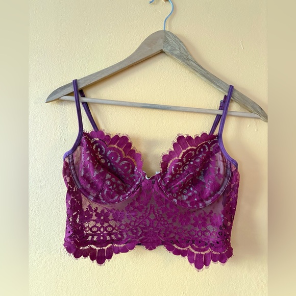 For Love & Lemons Wine Red Bralette❤️🍷 - Picture 2 of 3